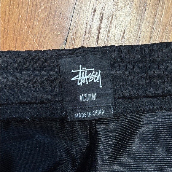 Stussy Black Men's Mesh Shorts - Picture 5 of 6